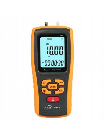 Микроманометр дифференциального давления USB, ±10 кПа BENETECH GM510