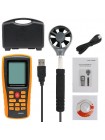 Анемометр профессиональный USB 0,3-45м/с, 0-45°C BENETECH GM8902X