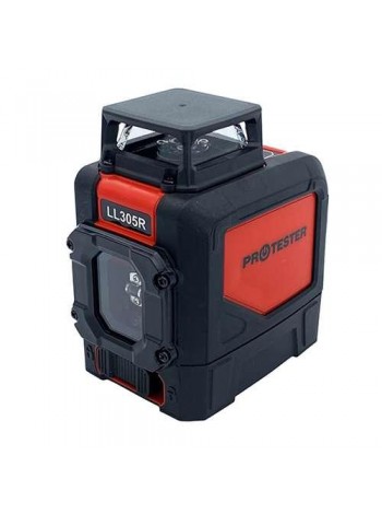 Лазерный уровень, H360°/1V (красный луч) PROTESTER LL305R