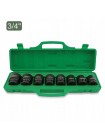 Набір ударних головок TOPTUL 3/4" 22-38мм 8ед. GDAI0802