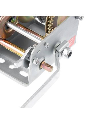 Лебідка важільна барабанна сталевий трос тягове зусилля 900 кг INTERTOOL GT1455