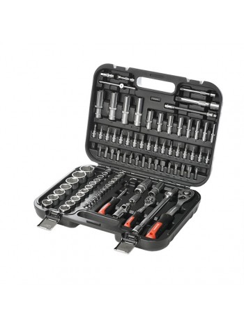 Набор инструментов 94 ед. STORM, 1/2", 1/4", Сr-V INTERTOOL ET-8094