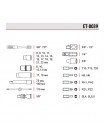 Набір інструментів 3/8 ", 39ед., Cr-V STORM INTERTOOL ET-8039