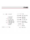 Набор инструмента 43 ед., 3/8" & 1/4", Cr-V INTERTOOL ET-6003