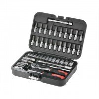 Набор инструментов для авто 46 ед. 1/4" Cr-V Intertool ET-8046