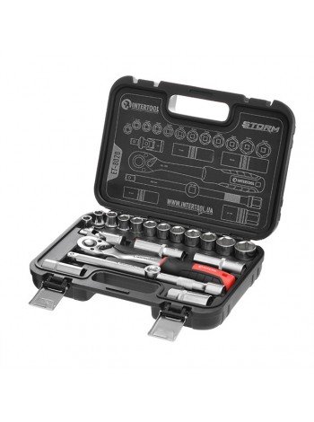 Набір інструментів для авто 20 од. 1/2 "Cr-V Intertool ET-8020