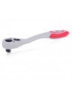 Рукоятка з храповим механізмом на 72 зуба 1/2" вигнута Cr-v (Professional) INTERTOOL HT-2109