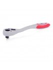 Рукоятка с храповым механизмом на 72 зуба 3/8" изогнутая Cr-v(Professional) INTERTOOL HT-2108