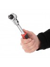 Рукоятка з храповим механізмом поворотна, 72 зуба 1/2 ", Cr-V STORM INTERTOOL ET-8009