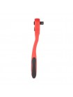 Рукоятка с храповым механизмом на 72 зуба 1/2" изогнутая Cr-v (Professional) INTERTOOL HT-2109