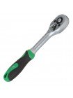 Рукоятка с храповым механизмом на 72 зуба 1/4", Cr-v. INTERTOOL HT-2124