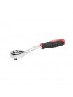 Рукоятка з храповим механізмом на 72 зуба 1/4", Cr-V STORM INTERTOOL ET-8001