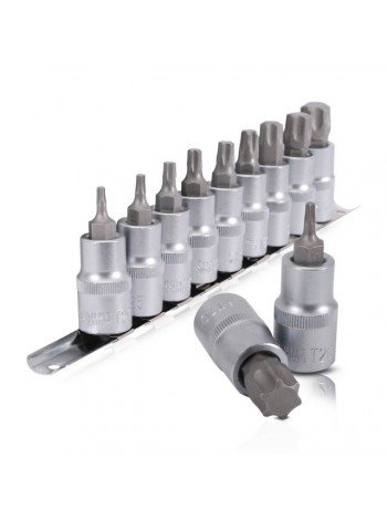 Набор TORX на планке 1/2", Т20-T70, 9 ед. INTERTOOL HT-1849