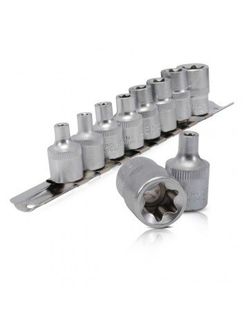 Набор головок TORX 8 ед, E5-E16, 3/8" INTERTOOL ET-6015