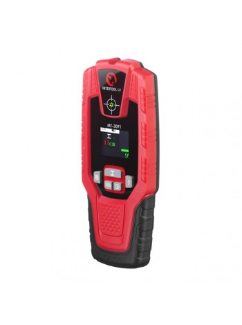 Детектор проводки, макс. глубина 10см, цветной дисплей INTERTOOL MT-3091