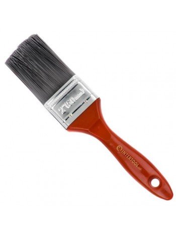 Кисть флейцевая з штучним ворсом 2" INTERTOOL KT-1450