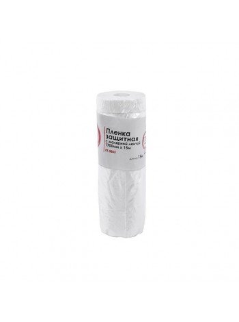 Плівка захисна з малярською стрічкою 1700 мм*15м INTERTOOL KT-0803