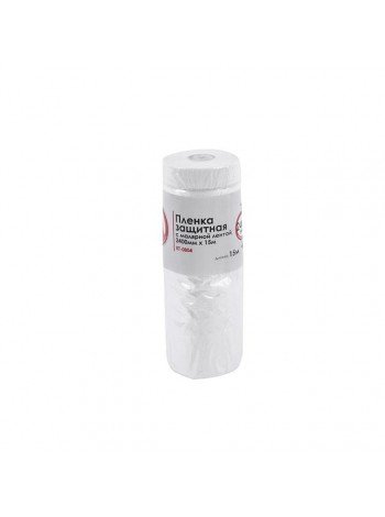Пленка защитная с малярной лентой 2400 мм*15м INTERTOOL KT-0804