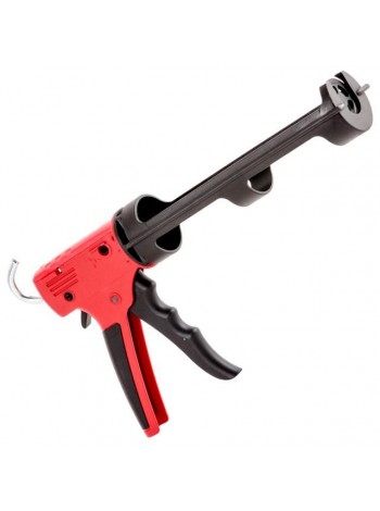 Пістолет для видавлювання силікону, посилений пластик, 2 режими INTERTOOL HT-0028