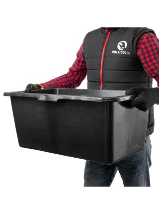 Таз будівельний прямокутний 65 л INTERTOOL KT-0065