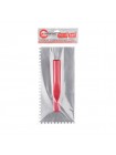 Затирка cтальная оцинкованная 280*130мм, 6*6мм INTERTOOL KT-0005