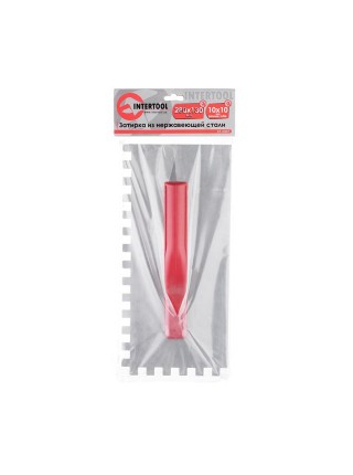 Затирка сталева оцинкована 280*130мм, 10*10мм INTERTOOL KT-0007