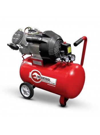Компресор 50л, 3кВт, 420л / хв, Intertool PT-0007