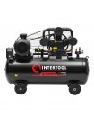 Компрессор 200 л, 7,5 кВт, 380 В, 8 атм, 1050 л/мин. 3 цилиндра INTERTOOL PT-0040