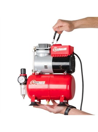 Безмасляний компресор 3 л, 0.3 кВт, 220 В, 3.2 атм, 50 л/хв INTERTOOL PT-0001