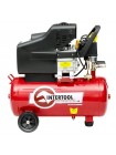 Компресор 24 л, 1.5 кВт, 220 В, 8 атм, 206 л/хв. INTERTOOL PT-0009