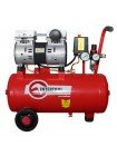 Компрессор 24л, 145л/мин, малошумный безмасляный, Intertool PT-0022