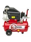 Компресор 24 л, 1.5 кВт, 220 В, 8 атм, 206 л/хв INTERTOOL PT-0010