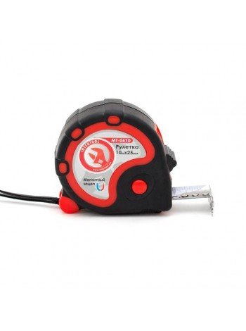 Рулетка с металлическим полотном 10 м x 25,0 мм INTERTOOL MT-0610