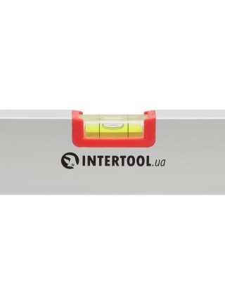 Рівень будівельний 1200 мм, 3 вічка, перетин 21*46 мм INTERTOOL МТ-1225