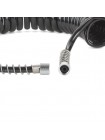 Шланг для аерографа спіральний, поліуретан 6*4 мм, 3 м, 1/8"-1/8" INTERTOOL PT-1750