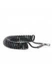 Шланг для аэрографа спиральный, полиуретан 6*4 мм, 3 м, 1/8"-1/8" INTERTOOL PT-1750