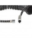 Шланг для аэрографа спиральный, полиуретан 6*4 мм, 3 м, 1/8"-1/8" INTERTOOL PT-1750