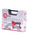Степлер меблевий пневматичний під скобу 12,8 мм 6-16 мм INTERTOOL PT-1610