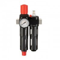 Блок підготовки повітря 1/4 ", 5мкм, 850 л / хв, метал, професійний INTERTOOL PT-1 435