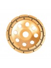 Фреза торцевая шлифовальная алмазная 125x22,2 мм INTERTOOL CT-6125