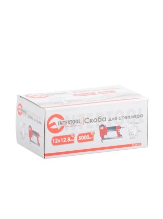 Скоба для степлера РТ-1610 12x12,8 мм (0,9x0,7мм) 5000шт/упак. INTERTOOL PT-8012
