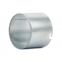 Корончатое свердло D-83 мм, H-64 мм, по плитці INTERTOOL SD-0395
