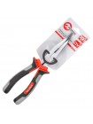 Щипцы удлиненные изогнутые 200 мм CrV с изолированными рукоятками INTERTOOL NT-0225