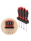 Набір викруток 4 од (SL5.0 * 100мм, SL6.0 * 100мм, PH1 * 100мм, PH2 * 100мм), STORM INTERTOOL VT-3434