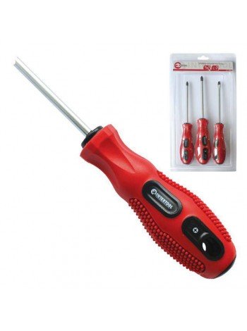 Набір викруток 3ед.(SL5*100,PH1*100,PH2*100) Cr-V INTERTOOL VT-2004