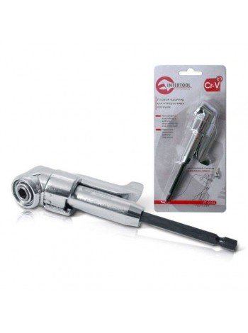 Кутовий адаптер для отверточних насадок 1/4" Cr-V INTERTOOL VT-0106