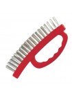 Щетка ручная для зачистки ржавчины 165 мм, пластиковый корпус INTERTOOL BT-0010