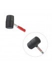 Киянка резиновая 340 г, 55 мм, черная резина, металлич. ручка INTERTOOL HT-0229