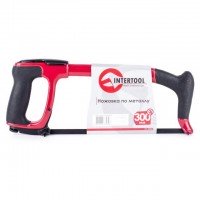 Ножівка по металу 300 мм обгумована рукоятка INTERTOOL HT-3306
