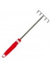 Грабли садовые 335 мм*85 мм с с комбинированной рукояткой INTERTOOL FT-0032